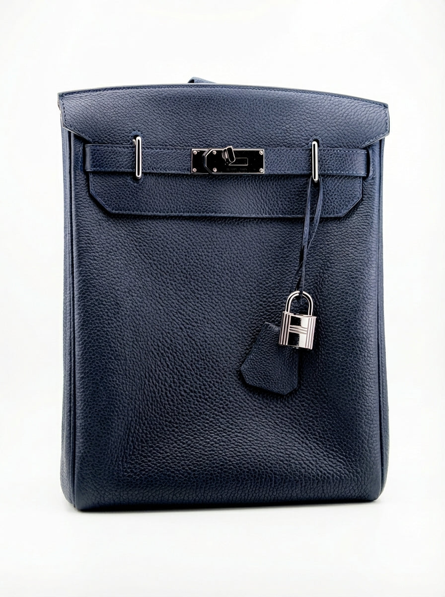 Hermès Backpack HAC Blue